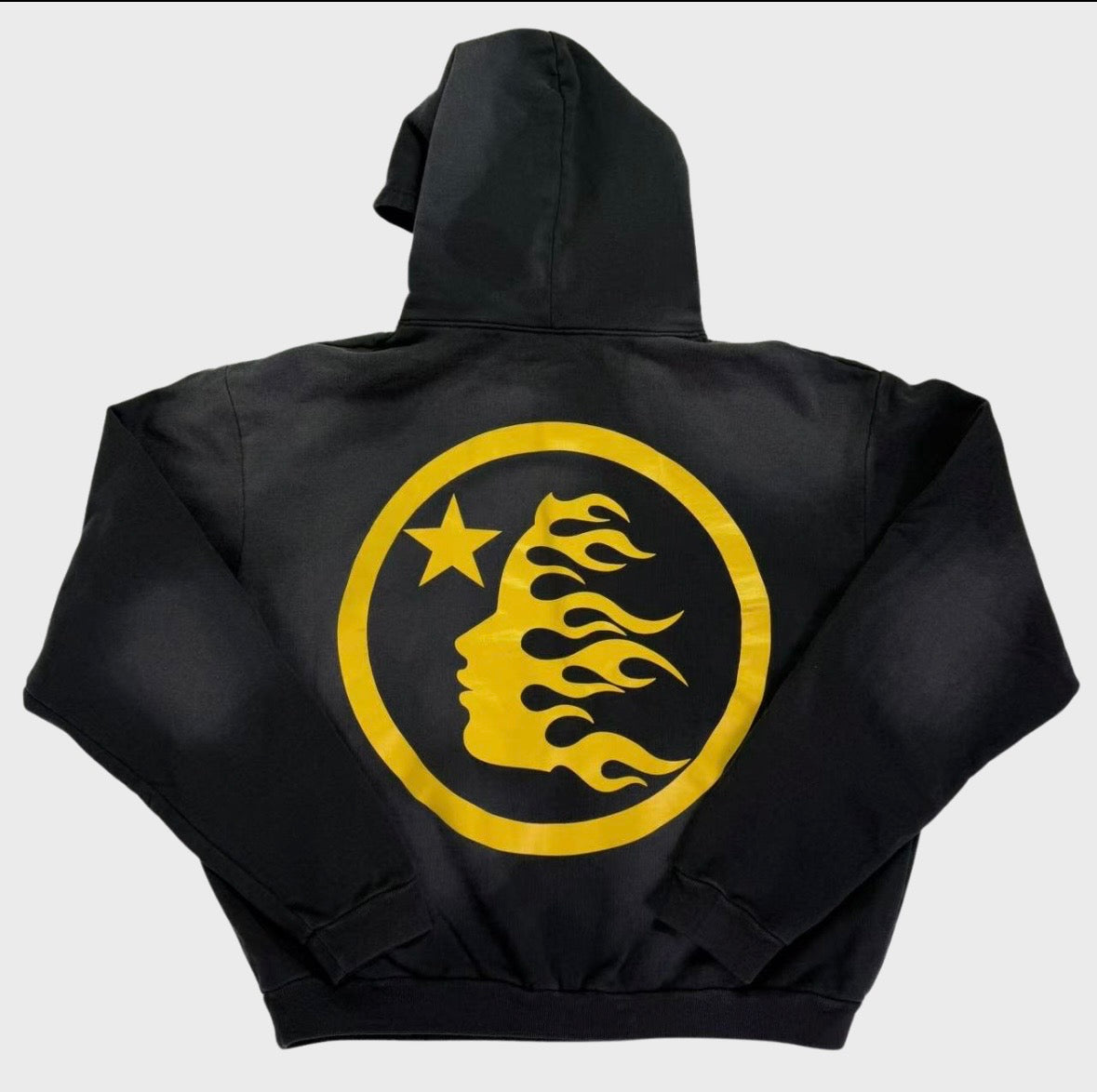 Black And Yellow Hellstar Hoodie