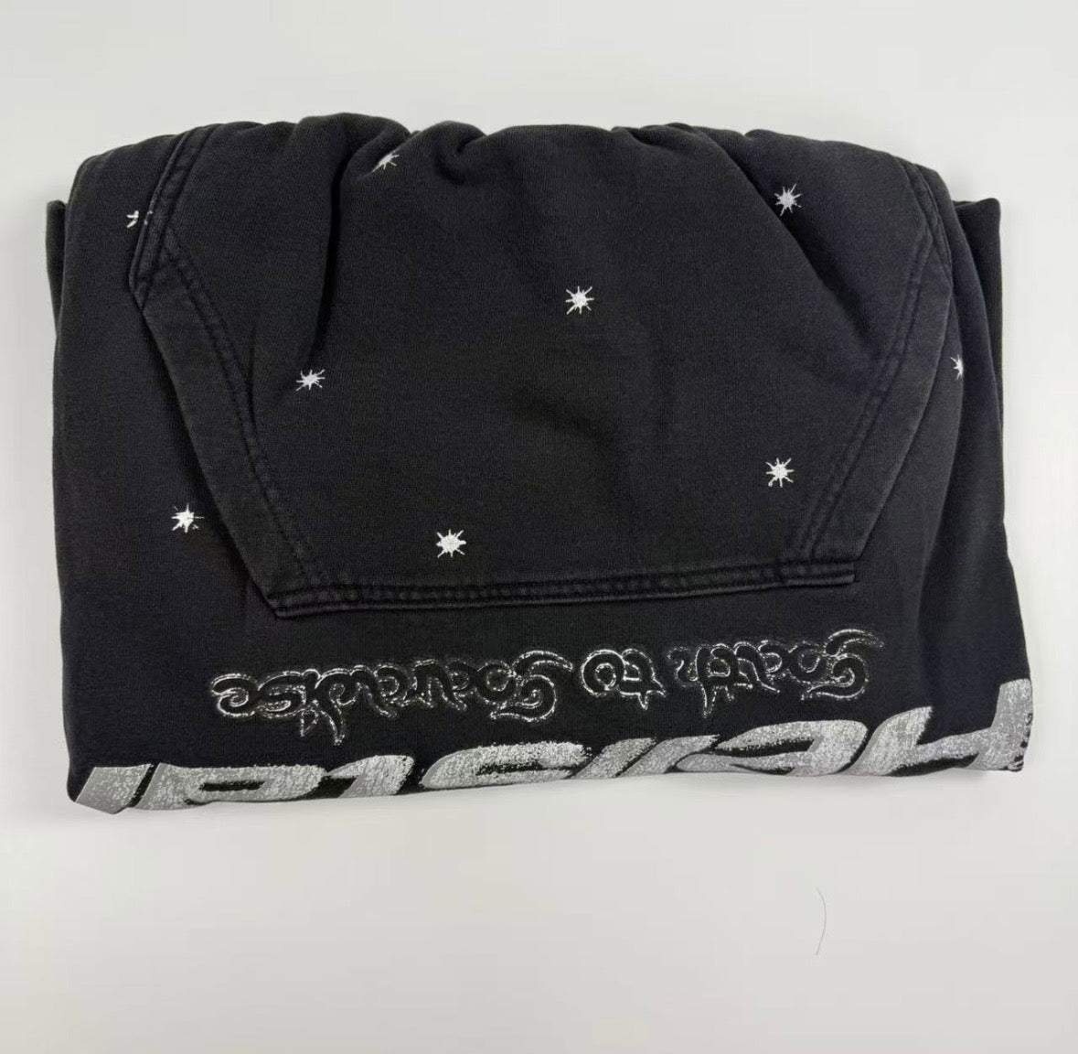 Black and White Hellstar Hoodie